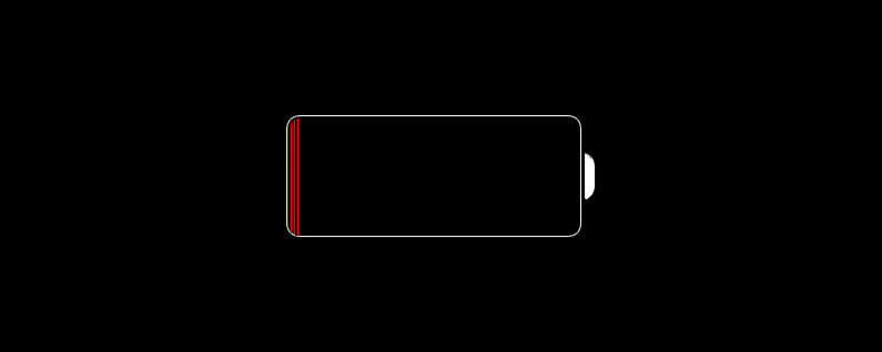 Drained Battery Indicator
