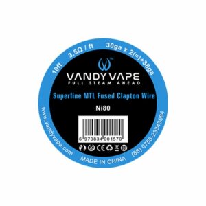 Vandy Vape Superfine MTL Fused Clapton Wire 3.50 Ω (10 Feet)