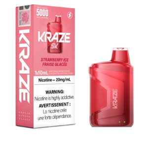 Strawberry Ice Kraze 5K – Disposable Vape