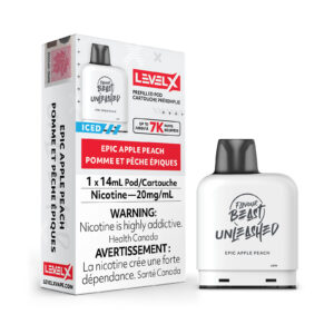 Epic Apple Peach Level X Unleashed – Flavour Beast Pods