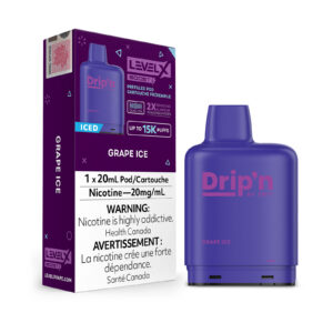 Grape Ice Drip’n Boost – Level X Pod