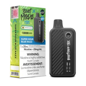 Super Sour Blue Razz Flavour Beast Mode Max – Disposable Vape