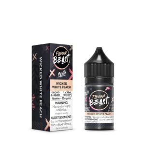 Wicked White Peach SALT – Flavour Beast Salt E-Liquid