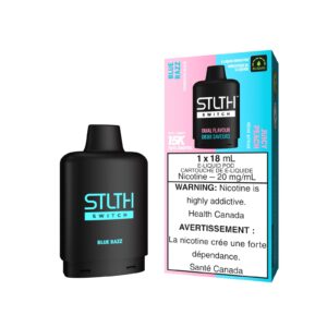 Blue Razz and Juicy Peach STLTH Switch Pod
