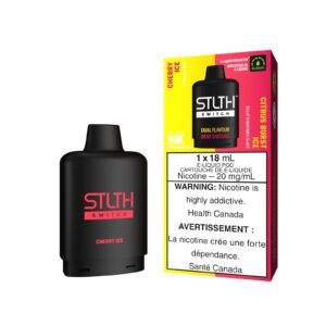 Cherry Ice and Citrus Burst Ice STLTH Switch Pod