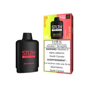 Juicy Peach Ice and White Grape Ice STLTH Switch Pod