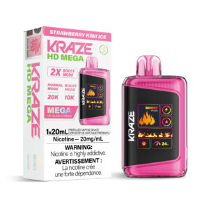 Strawberry Kiwi Ice Kraze HD Mega – Disposable Vape