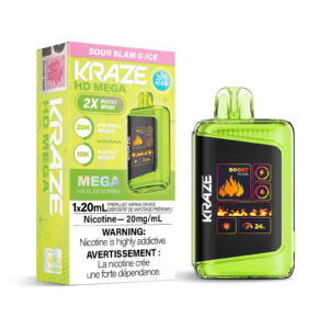 Sour Slam G Ice Kraze HD Mega – Disposable Vape