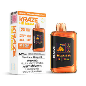 Mango Banana Orange Ice Kraze HD Mega – Disposable Vape