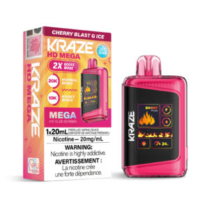 Cherry Blast G Ice Kraze HD Mega – Disposable Vape
