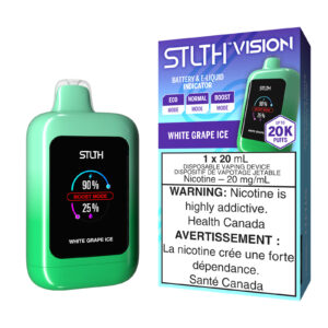 White Grape Ice STLTH Vision – Disposable Vape