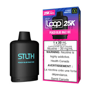 Peach Blue Razz Ice STLTH Loop 25K Pod