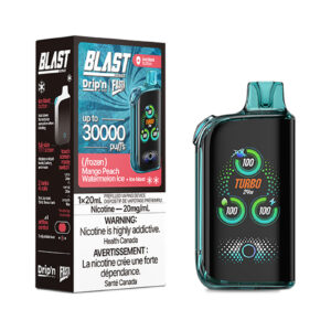 Mango Peach Watermelon Ice Drip’n by Envi Fasta Blast 30K – Disposable Vape