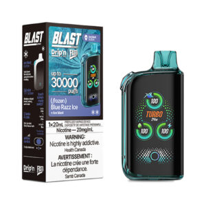 Blue Razz Ice Drip’n by Envi Fasta Blast 30K – Disposable Vape