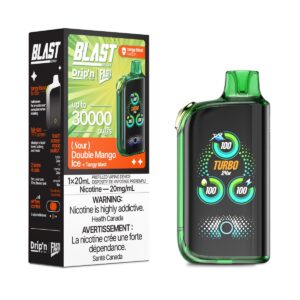 Double Mango Ice Sour Drip’n by Envi Fasta Blast 30K – Disposable Vape