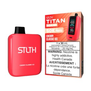Cherry Classic Ice STLTH Titan Max – Disposable Vape