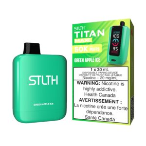 Green Apple Ice STLTH Titan Max – Disposable Vape