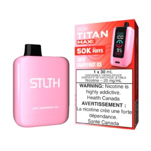 Juicy Grapefruit Ice STLTH Titan Max – Disposable Vape