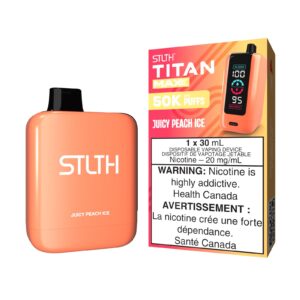 Juicy Peach Ice STLTH Titan Max – Disposable Vape