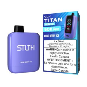 Quad Berry Ice STLTH Titan Max – Disposable Vape