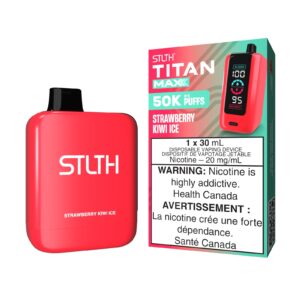 Strawberry Kiwi Ice STLTH Titan Max – Disposable Vape