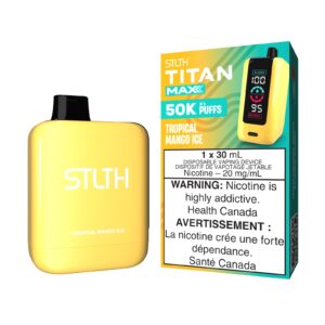 Tropical Mango Ice STLTH Titan Max – Disposable Vape