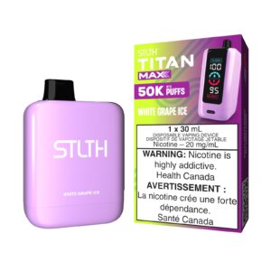 White Grape Ice STLTH Titan Max – Disposable Vape
