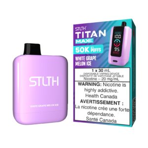 White Grape Melon Ice STLTH Titan Max – Disposable Vape