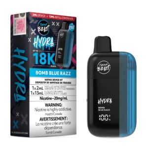 Bomb Blue Razz Flavour Beast Hydra 18K – Disposable Vape