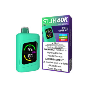 White Grape Ice STLTH 60K – Disposable Vape