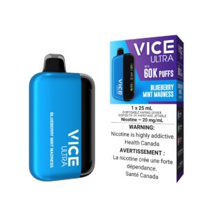 Blueberry Mint Madness Vice Ultra – Disposable Vape