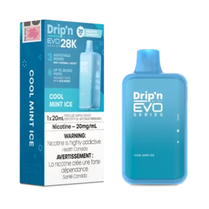 Cool Mint Ice Drip’n by Envi EVO Series 28K – Disposable Vape