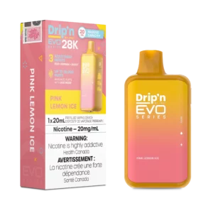 Pink Lemon Ice Drip’n by Envi EVO Series 28K – Disposable Vape