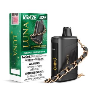 Emerald Green Grape Kraze Luna – Disposable Vape