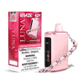 Ruby Peach Watermelon Ice Kraze Luna – Disposable Vape