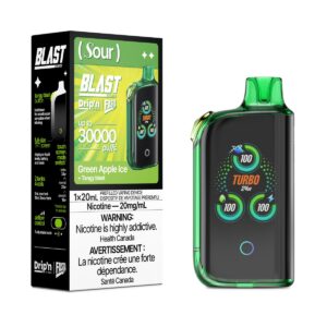 Green Apple Ice Sour Drip’n by Envi Fasta Blast 30K – Disposable Vape
