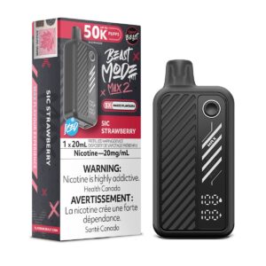 Sic Strawberry Flavour Beast Mode Max 2 – Disposable Vape