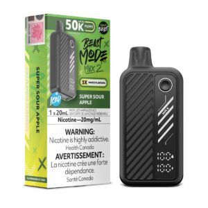 Super Sour Apple Beast Mode Max 2 – Disposable Vape