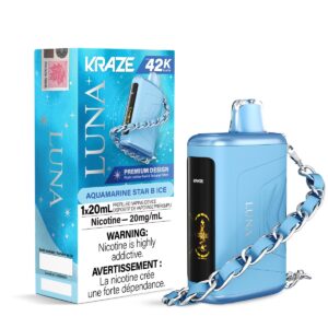 Aquamarine Star B Ice Kraze Luna – Disposable Vape