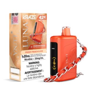 Frizzy Peach G Ice Kraze Luna – Disposable Vape