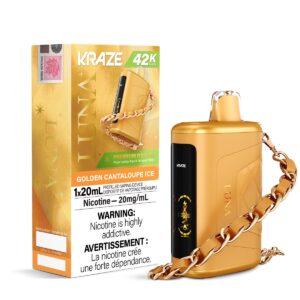 Golden Cantaloupe Ice Kraze Luna – Disposable Vape