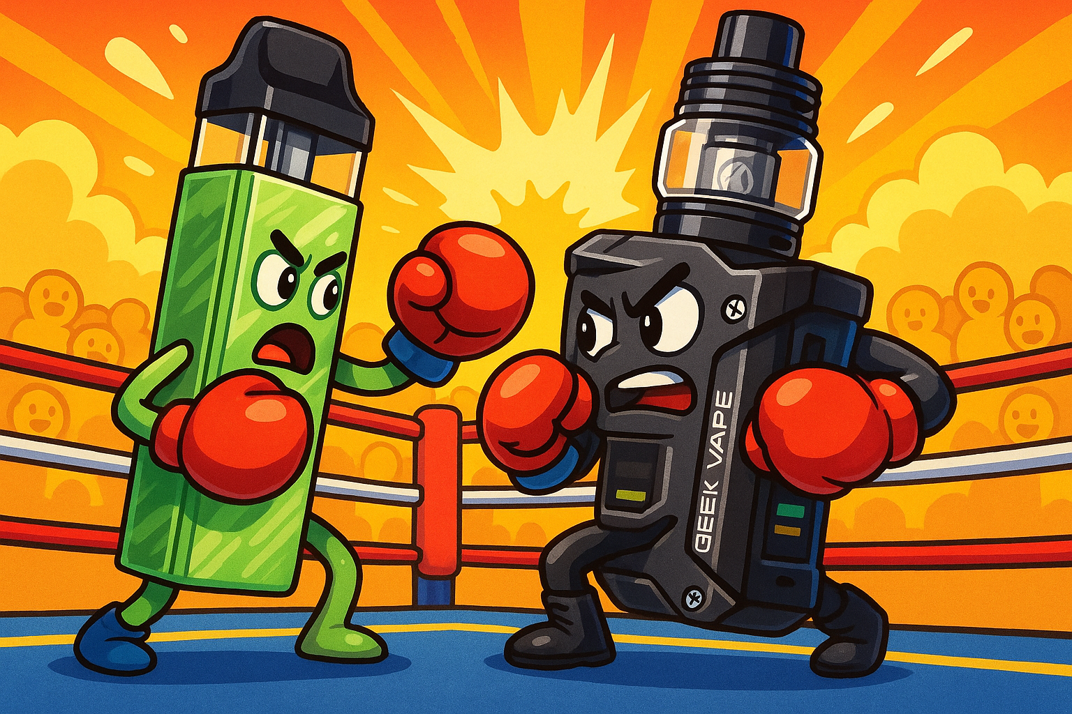 Read more about the article Refillable Pod Systems vs Advanced Mods: Which is Your Perfect Puff in 2025?