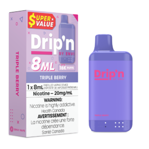 Triple Berry Drip’n by Envi 8mL – Disposable Vape