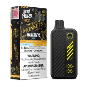 Mangabeys Iced 12 Monkeys x Flavour Beast Mode Max 2 – Disposable Vape